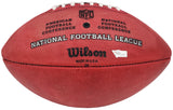 TOM BRADY AUTOGRAPHED SIGNED NFL LEATHER FOOTBALL PATRIOTS FANATICS HOLO 202346