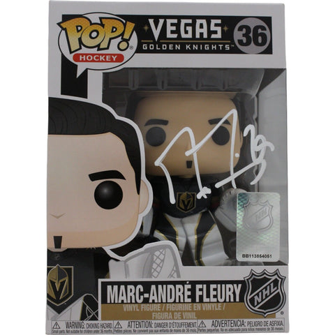 Marc-Andre Fleury Autographed Las Vegas Golden Knights Funko #36 Beckett 46870