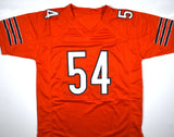 Brian Urlacher Autographed Orange Pro Style Jersey w/HOF - Beckett W Hologram