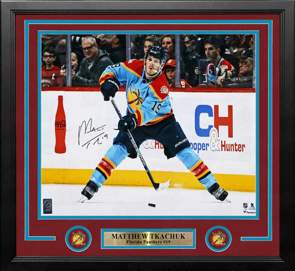 Matthew Tkachuk Florida Panthers Autographed Signed 16x20 Framed Photo Fanatics