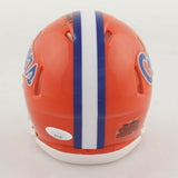 Malik Davis Signed Florida Gator Mini-Helmet Inscribed "Chomp Chomp!!" (JSA COA)