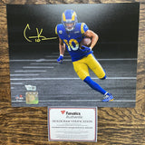 COOPER KUPP AUTOGRAPHED SIGNED LA RAMS 8x10 PHOTOGRAPH FANATICS PHOTO