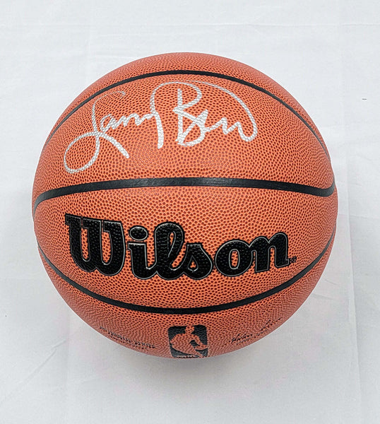 Larry Bird Autographed Boston Celtics Wilson NBA Basketball Beckett Witnessed