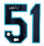 Ichiro Suzuki Seattle Mariners Signed Authentic Majestic White Jersey BAS