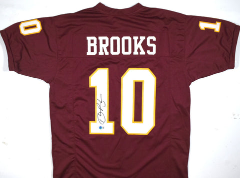 Derrick Brooks Autographed Maroon College Style Jersey - Beckett W Hologram