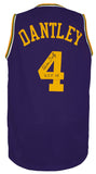 Adrian Dantley Signed Purple T/B Custom Basketball Jersey w/HOF - (SCHWARTZ COA)