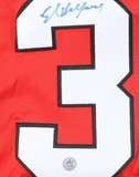 Ed Belfour Signed Chicago Blackhawks Jersey (A.J. Sportsworld COA) NHL HOF 2011