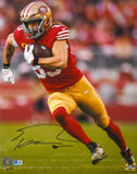 George Kittle Signed San Francisco 49ers 16x20 Close Up Photo - Beckett W Holo