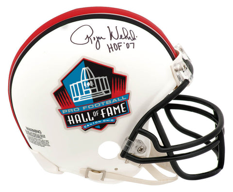 Roger Wehrli Signed Hall of Fame Riddell (VSR4) Mini Helmet w/HOF'07 - (SS COA)