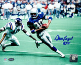 STEVE LARGENT AUTOGRAPHED 8X10 PHOTO SEATTLE SEAHAWKS "HOF 95" MCS HOLO 211087