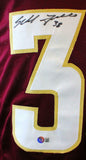 Sebastian Janikowski Autographed Maroon Jersey-Beckett W Hologram
