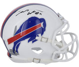 James Cook Autographed Buffalo Bills Mini Speed Helmet Fanatics