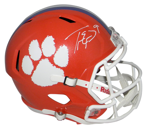 TRAVIS ETIENNE SIGNED AUTOGRAPHED CLEMSON TIGERS FULL SIZE SPEED HELMET BECKETT