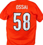 Joseph Ossai Autographed Orange Pro Style Jersey-Beckett W Hologram *Black