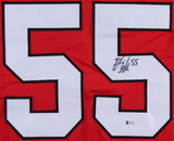 Blake Hillman Signed Chicago Blackhawks Jersey (Beckett COA) Rookie Defenseman