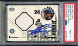 1999 Upper Deck Game Jersey Ken Griffey Jr. On Card PSA/DNA Auto GEM MINT 10