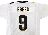 NEW ORLEANS SAINTS DREW BREES AUTOGRAPHED WHITE JERSEY BECKETT WITNESS 207227