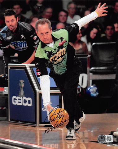 Pete Weber Bowling Authentic Signed 8x10 Photo Autographed BAS #BM01796