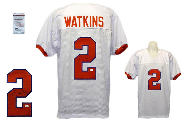 Sammy Watkins SIGNED White Jersey - JSA Witness - Clemson Tigers Autograph