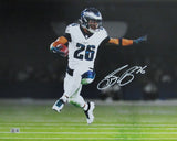 Saquon Barkley Autographed 16x20 Photo Philadelphia Eagles Beckett 193267