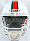 Frank Gore Autographed Miami Hurricanes F/S Speed Helmet-Beckett W Hologram