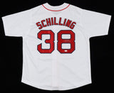 Curt Schilling Signed Boston Red Sox Jersey (JSA) 3xWorld Series Champ Pitcher