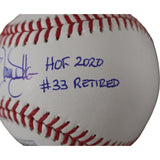 Todd Helton Larry Walker Autographed Colorado Rockies OML Baseball Beckett 47623