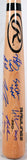 The Sandlot Signed Blonde Rawlings Pro Baseball Bat (7 Actors)-Beckett W Holo