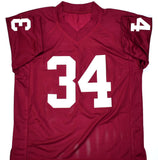 Dante Hall Autographed Maroon College Style Jersey - JSA W *Black