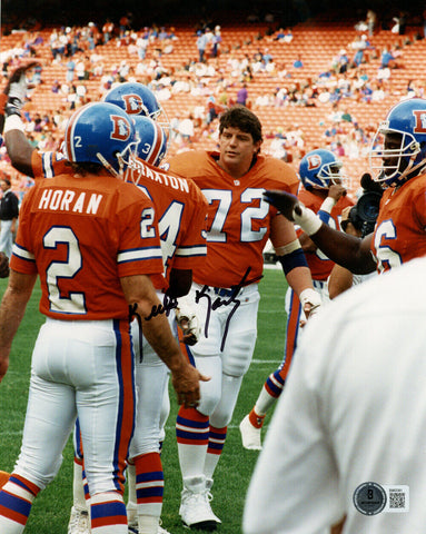 Keith Kartz Autographed/Signed Denver Broncos 8x10 Photo BAS 45195