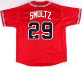 John Smoltz Signed Atlanta Braves Jersey (JSA) 8xAll Star Pitcher / 95 W.S Champ