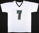 Michael Vick Signed Eagles White Jersey (JSA COA) 4 Time Pro Bowl Quarterback