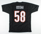 Joseph Ossai Signed Bengals Jersey (Beckett) Cincinnati 3rd Rnd Pick 2021 Draft