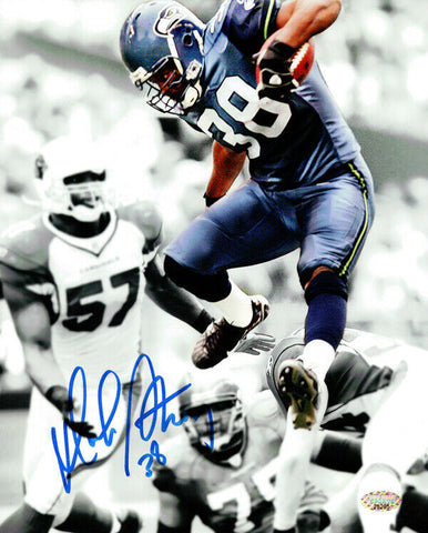 MACK STRONG AUTOGRAPHED SIGNED 8X10 PHOTO SEATTLE SEAHAWKS MCS HOLO 97724