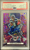 Kenneth Walker Rookie Auto PSA 10 Gem MT 2022 Mosaic No Huddle Purple /50