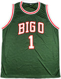 MILWAUKEE BUCKS OSCAR ROBERTSON AUTOGRAPHED GREEN JERSEY JSA STOCK #237066