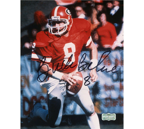 Buck Belue Signed Georgia Bulldogs Unframed 8x10 NCAA Photo - Red Jersey Black I