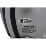 Roger Staubach Autographed Dallas Cowboys VSR4 Mini Helmet HOF Beckett 46597