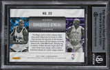 Lakers Shaquille O'Neal Signed 2020 Panini Illusions CL #23 Card BAS Slab