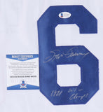 Steve Garvey Signed Los Angeles Dodger Jersey Ins "1981 WS Champs" (Beckett COA)