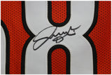 Joseph Ossai Autographed/Signed Pro Style Orange XL Jersey Beckett BAS 34696