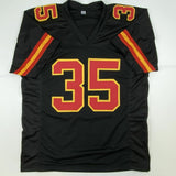 Autographed/Signed CHRISTIAN OKOYE Kansas City Black Football Jersey JSA COA