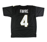 Brett Favre Signed Southern Miss Custom Black Jersey