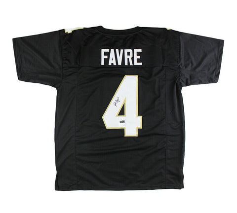 Brett Favre Signed Southern Miss Custom Black Jersey