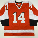 Autographed/Signed SEAN COUTURIER Philadelphia Orange Hockey Jersey JSA COA Auto