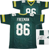 GREEN BAY PACKERS ANTONIO FREEMAN AUTOGRAPHED GREEN JERSEY JSA STOCK #234518