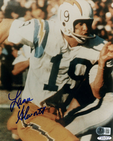 Lance Alworth Signed San Diego Chargers 8x10 Photo Beckett 45721