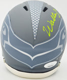 WALTER JONES AUTOGRAPHED SIGNED SEAHAWKS SLATE GRAY SPEED MINI HELMET JSA 234548