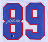 Kadarius Toney Signed Giants Jersey (Beckett) New York 1st Rd Pk 2021 / Receiver