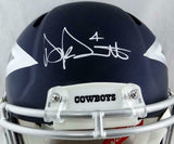 Dak Prescott Signed Cowboys F/S AMP Speed Authentic Helmet - Beckett Auth *White